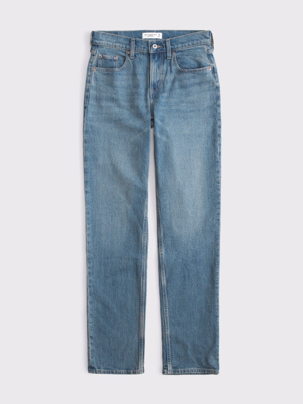 Abercrombie & Fitch NWT A&F Mid Rise 90s Straight Jean 25 Short